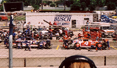 Pit Action at The Milwaukee Mile