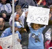 The Milwaukee Admirals fans were on hand to support their team