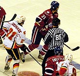 Lundmark in the faceoff circle again